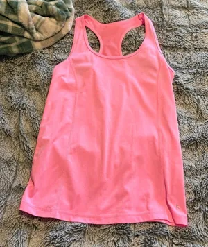 Danskin pink polyester tank top thumbnail 1