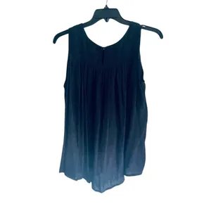 Marks & Spencer Collections Black Sequined beaded Flowy sleeveless top size 12 thumbnail 3