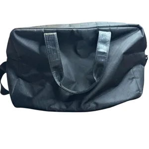 Jimmy Choo Black Travel Duffel‎ Bag Womens Shoulder Carry On Weekender Overnight thumbnail 5