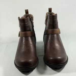Easy Street‎ Size-9.5M Women's Kourt Slip Resistant Ankle Boots Brown thumbnail 9