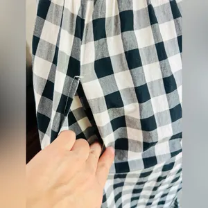 A New Day Women’s Gingham Sleeveless Smocked Waist Dress size small like new thumbnail 11