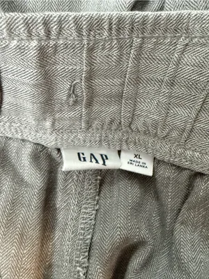 NWT GAP Cotton Heathered Gray Joggers Size XL thumbnail 3