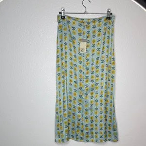 Free People Analise Printed Midi Skirt Floral NWT thumbnail 2