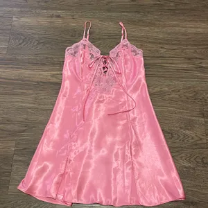 Vintage Frederick’s Of Hollywood Nightie Slip Chemise Rose Pink Lace Detail Sm thumbnail 7