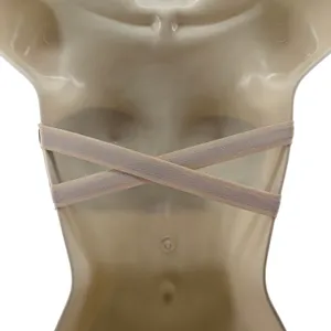 Cupshe Front Hook Strapless Bra Beige Small thumbnail 5
