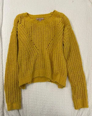 Love Tree Yellow Sweater thumbnail 6