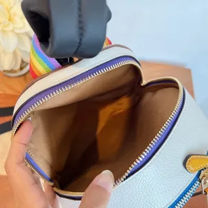 NWT Coach Mini Court‎ Backpack With Rainbow Coach thumbnail 7