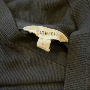 Athleta Black Long Sleeve Dress/Tunic thumbnail 9