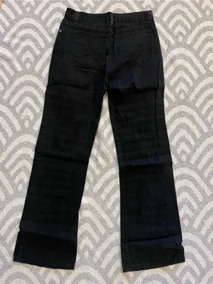 Faded Glory Black Bootcut Jeans 26 Short thumbnail 4