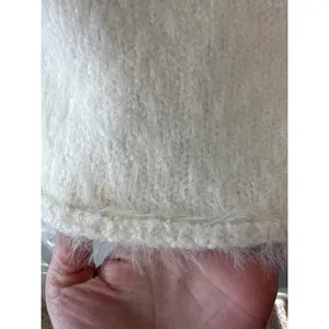 Free People NWT Sparrow Pullover Sweater Ivory Size M Oversized‎ Cozy Winter Top thumbnail 6