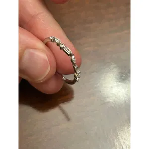 ring band sterling silver 925 beautiful unique lot a38 size 7.25 thumbnail 3