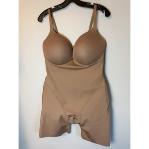 SKIMS Ultimate Body Push Up Butt Enhancing Mid Thigh Bodysuit Sienna Size XL NEW thumbnail 5