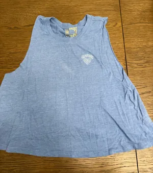 Spiritual Gangster Light Blue Tank Top with Grateful Heart Logo thumbnail 1