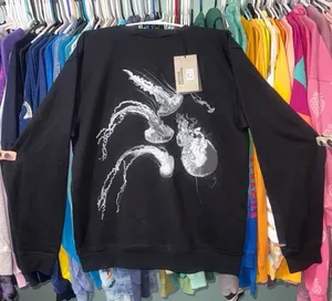 Disney parks National Geographic Deadstock jellyfish pullover unisex L sweater thumbnail 1