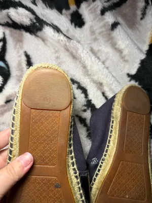 Tory Burch Navy Blue Lonnie Espadrille Flats thumbnail 6