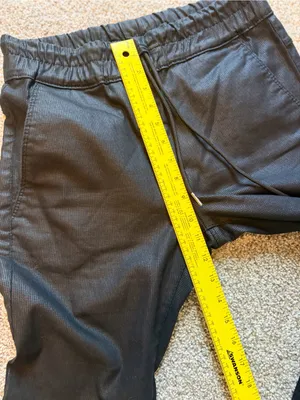BEVY FLOG Shely Black Original Pants Size 29 | Drawstring Jogger Stretch thumbnail 14