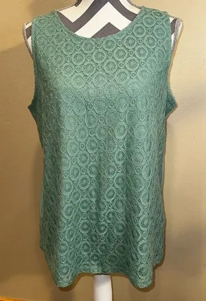 Seafoam color tank size large tank from The Loft thumbnail 1