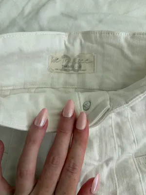 Free People White bootcut jeans thumbnail 3