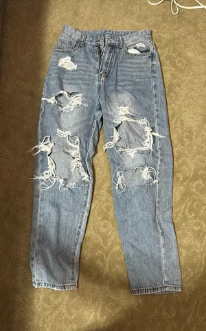Ripped blue jeans SHEIN thumbnail 1