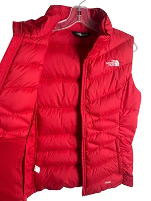 The North Face Women's Alpz Down Vest Jacket Red M thumbnail 4
