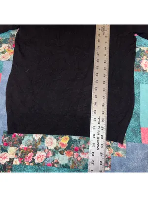 ZARA Girls Large Black Turtleneck Sweater Size L thumbnail 7