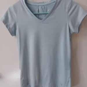 Asics Sky Blue T-Shirt XS Athleisure Pastel Sportswear Activewear Casual Comfy thumbnail 6
