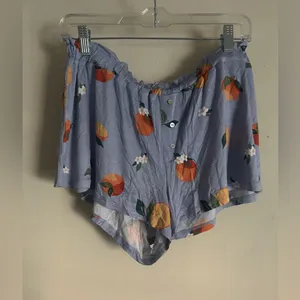 HONEYDEW Women’s Long Sleeve Pajama Set Orange Print Size M thumbnail 2