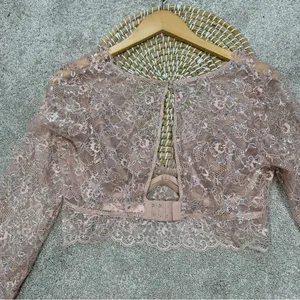 NWT Victoria’s Secret Dream Angels Allure Shimmer Long Sleeve Bra Top Lace XL thumbnail 8