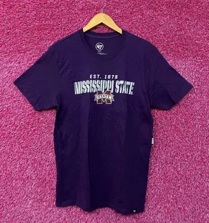 Mississippi state purple Tshirt size medium thumbnail 1