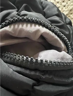 Urban Expression Urban Fit Puffer Expression Urban Quilted Hobo Tote Black thumbnail 4