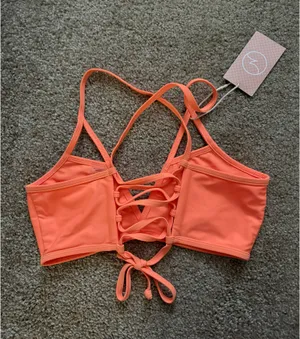 Nika Swim Top Orange thumbnail 2