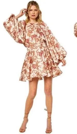 MISA Los Angeles Kara Dress in Falling Floral Dress Size XS New with Tags‎ thumbnail 1