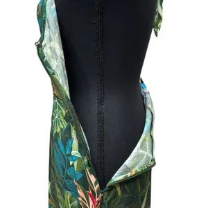 Anthropologie Farm‎ Rio Foliage Jungle Cutout Cover-Up In Dark Green Size Small thumbnail 7