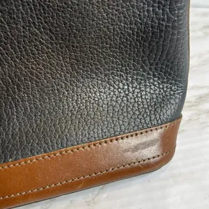 Vtg Dooney and Bourke Large Hobo‎ Black Leather Bag shoulder Purse thumbnail 4