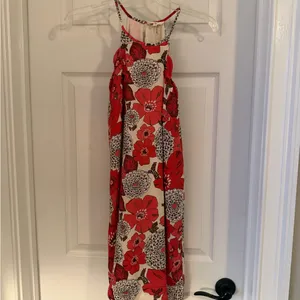 Entro Scalloped Vibrant Pink Floral Dress thumbnail 3