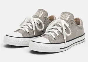 Converse Chuck Taylor All Star Madison Ox Knit Low Top Sneakers Size 8 Taupe thumbnail 1