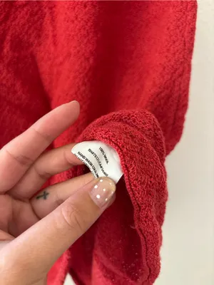 Eileen Fisher wool tank top in red thumbnail 3