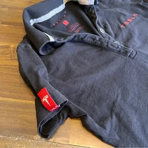 Tesla Black Logo Polo Size XS thumbnail 6