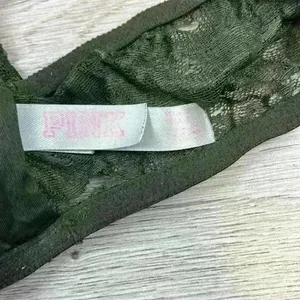 Victoria’s Secret PINK Green Strapless Bandeau Size M thumbnail 7