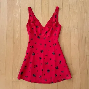Princess Polly Pennie Bias Red Floral Mini Dress thumbnail 3