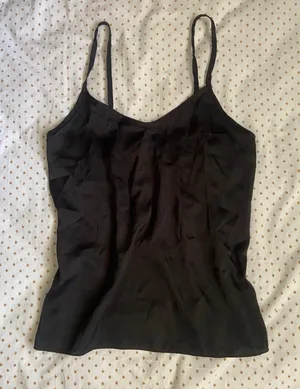 Black Silky Sleep Set Size M thumbnail 2