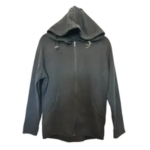 Gymshark Black Zip Up Hoodie Jacket Women’s Large Athletic Fit thumbnail 2