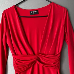 Nasty Gal MobWife‎ Dainty Office Siren Bodycon Mini Dress S Red thumbnail 2