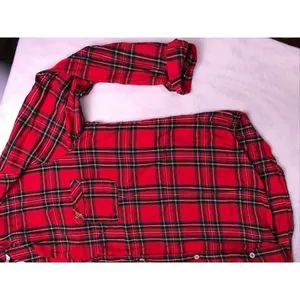 Victoria's Secret Pajama Set Women XL Red Plaid Flannel Sleepwear Holiday thumbnail 10