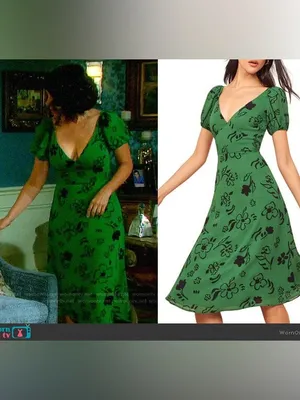 Reformation Kacey Dress in Carrie Print Size 4 thumbnail 9