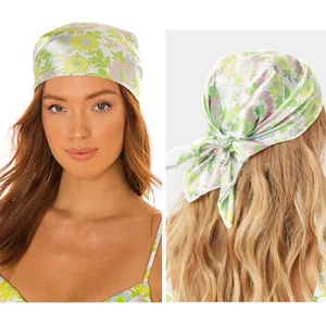 Frankies Bikinis NWT Heidi Satin Headscarf Secret Garden thumbnail 1