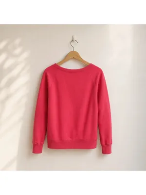 Xhilaration Pink Heart Graphic Sweatshirt Women L Y2K Retro Target Crewneck thumbnail 2