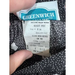 Greenwich Square Skirt Geometric Abstract Print Women's 9/10 Vintage Boho USA thumbnail 6