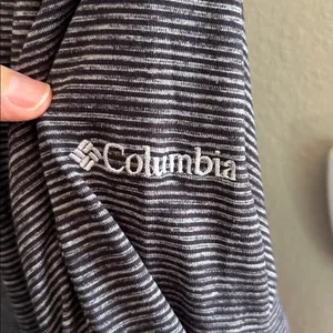 Columbia golf women’s Omni wick sky, full zip hooded outdoor top striped XL thumbnail 9