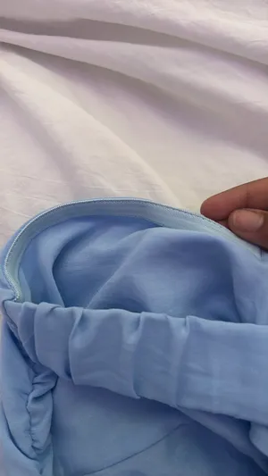 Shein Strapless Blue Dress thumbnail 3